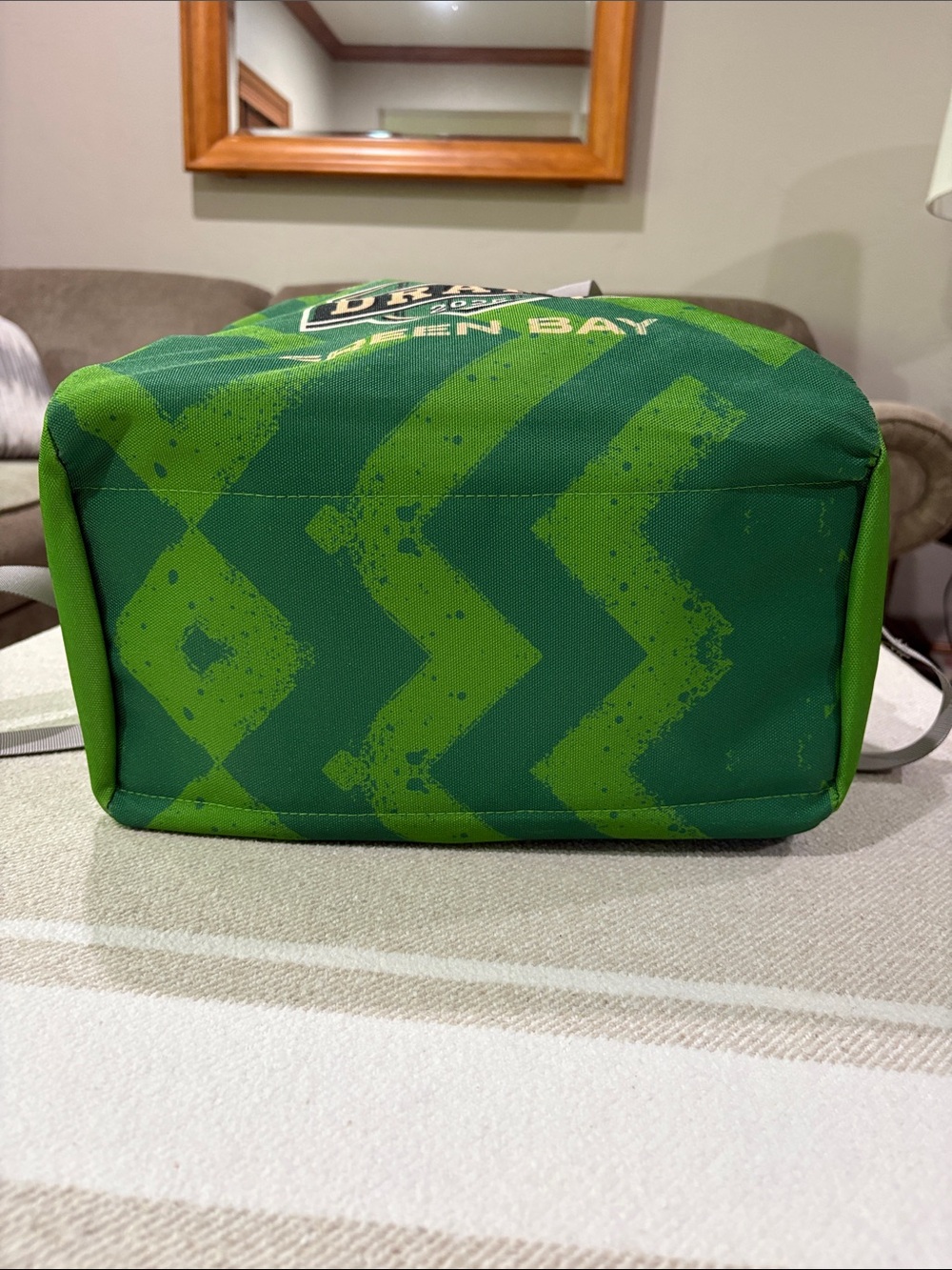 NFL Draft 2025 Green Bay Messenger Bag with Gray Shoulder Strap and Handles NEW - Picture 6 of 7